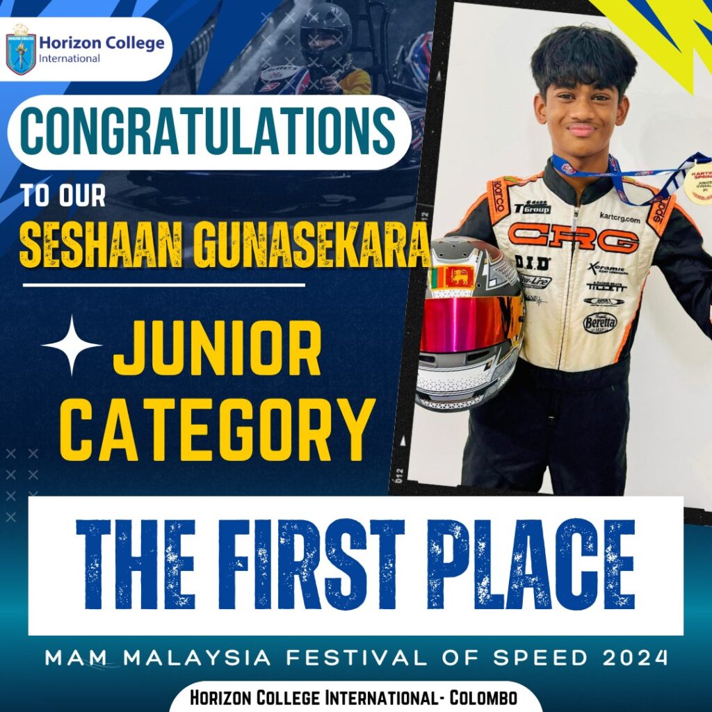 A Big Congratulations to Seshaan Gunasekara!